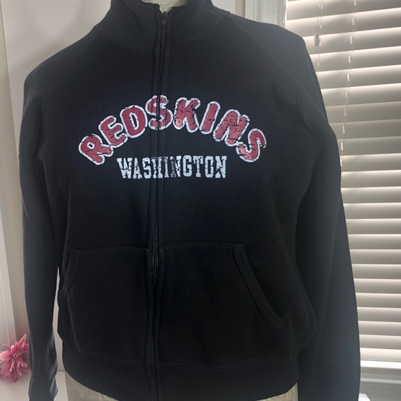 NFL Washington Redskins zip up L Med Blk - Picture 5 of 14